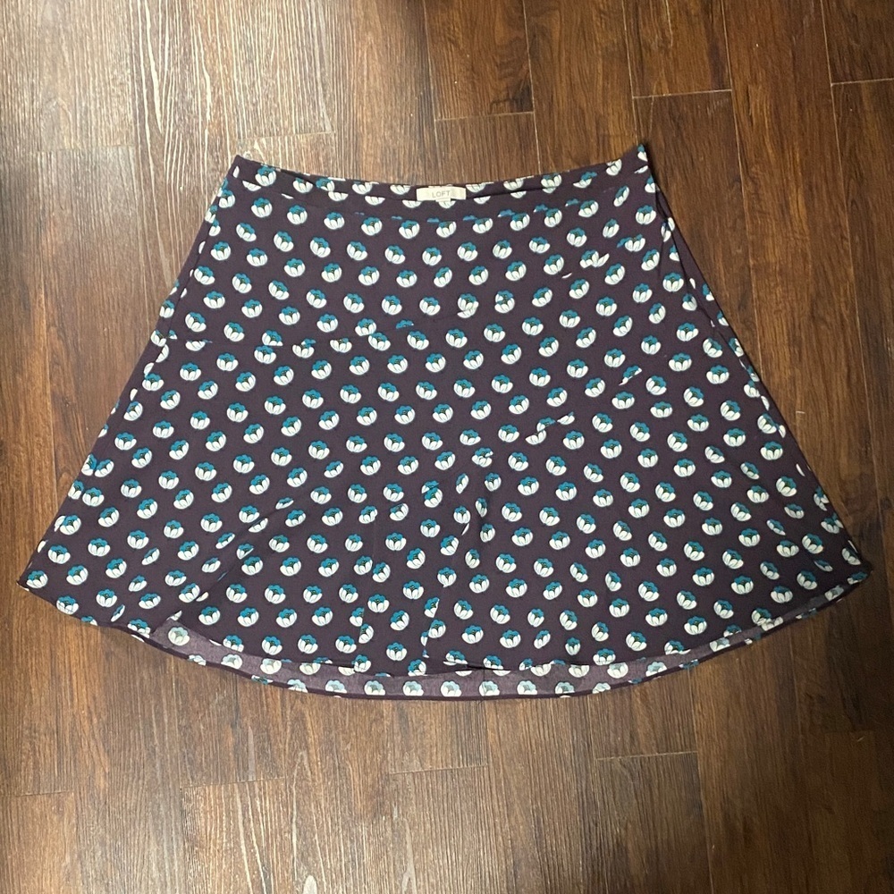 Loft Stylish Women's Patterned Skirt Size 14